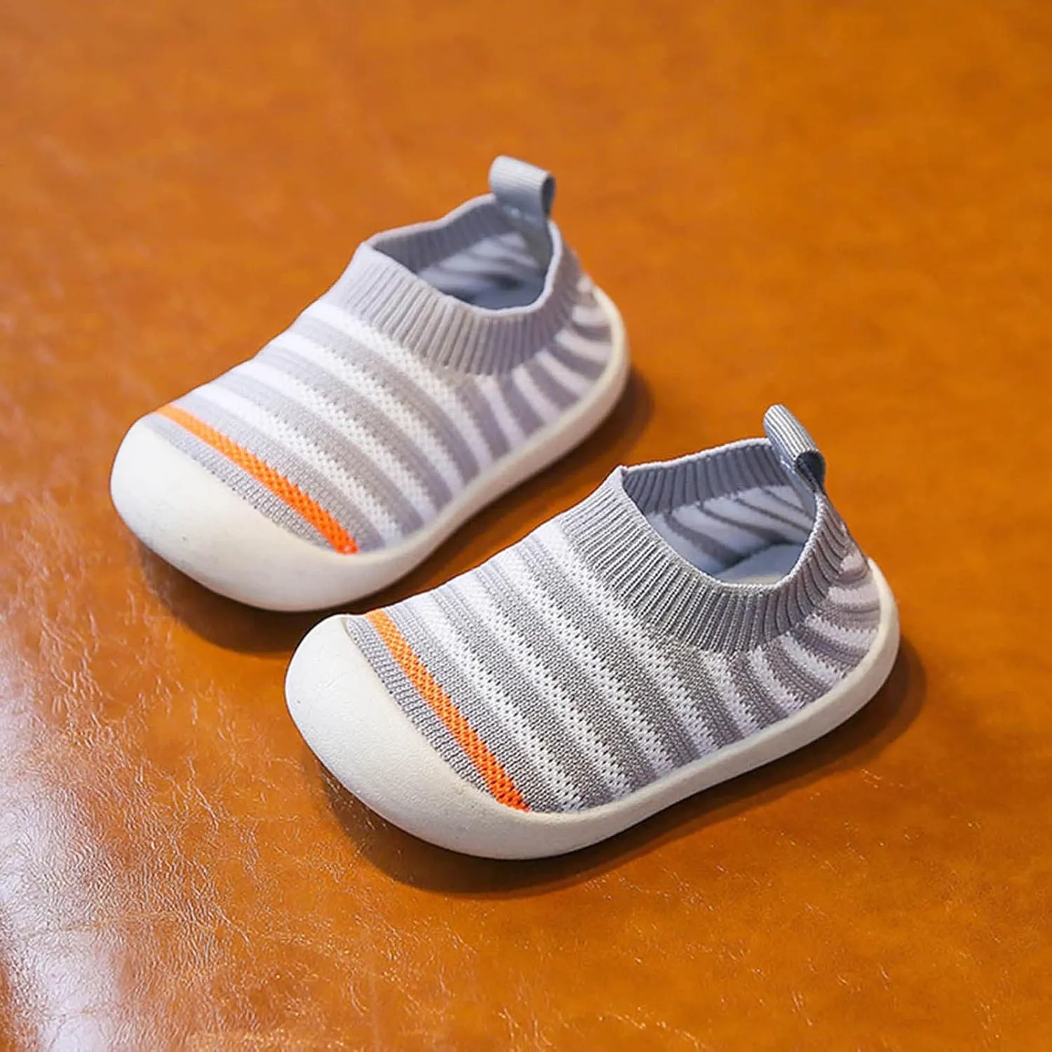 Baby Shoes Slip on Sock Shoes Infant Walking Shoes Non-Slip Breathable Toddler Sneakers Boys Girls Tennis Shoes
