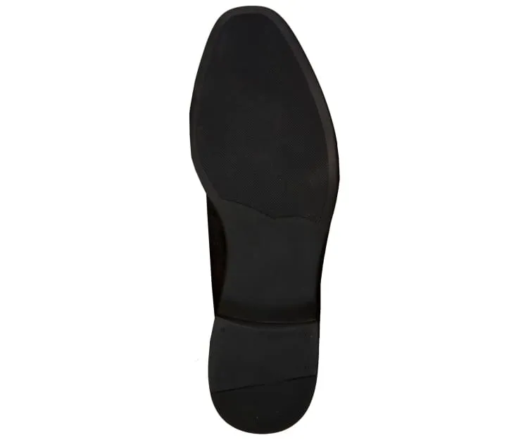 Bolano Jay Black Men's Velvet Smoking Slippers