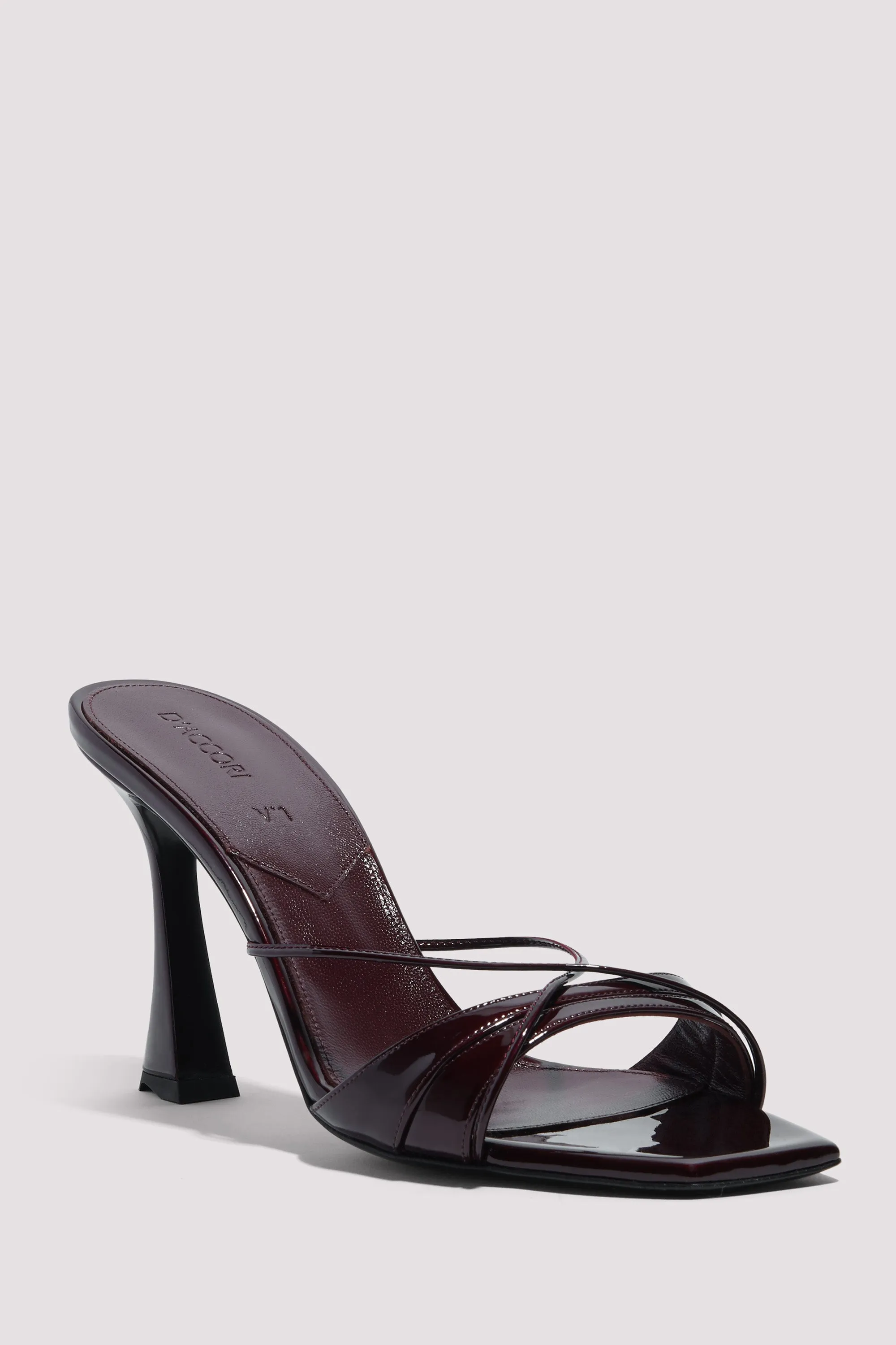 Burgundy Lust 85 High-Heel Mule