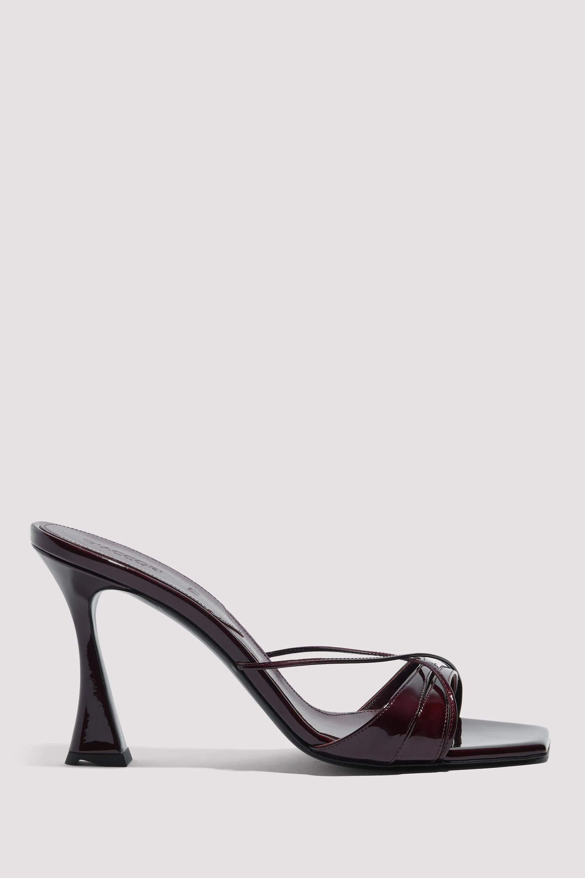 Burgundy Lust 85 High-Heel Mule