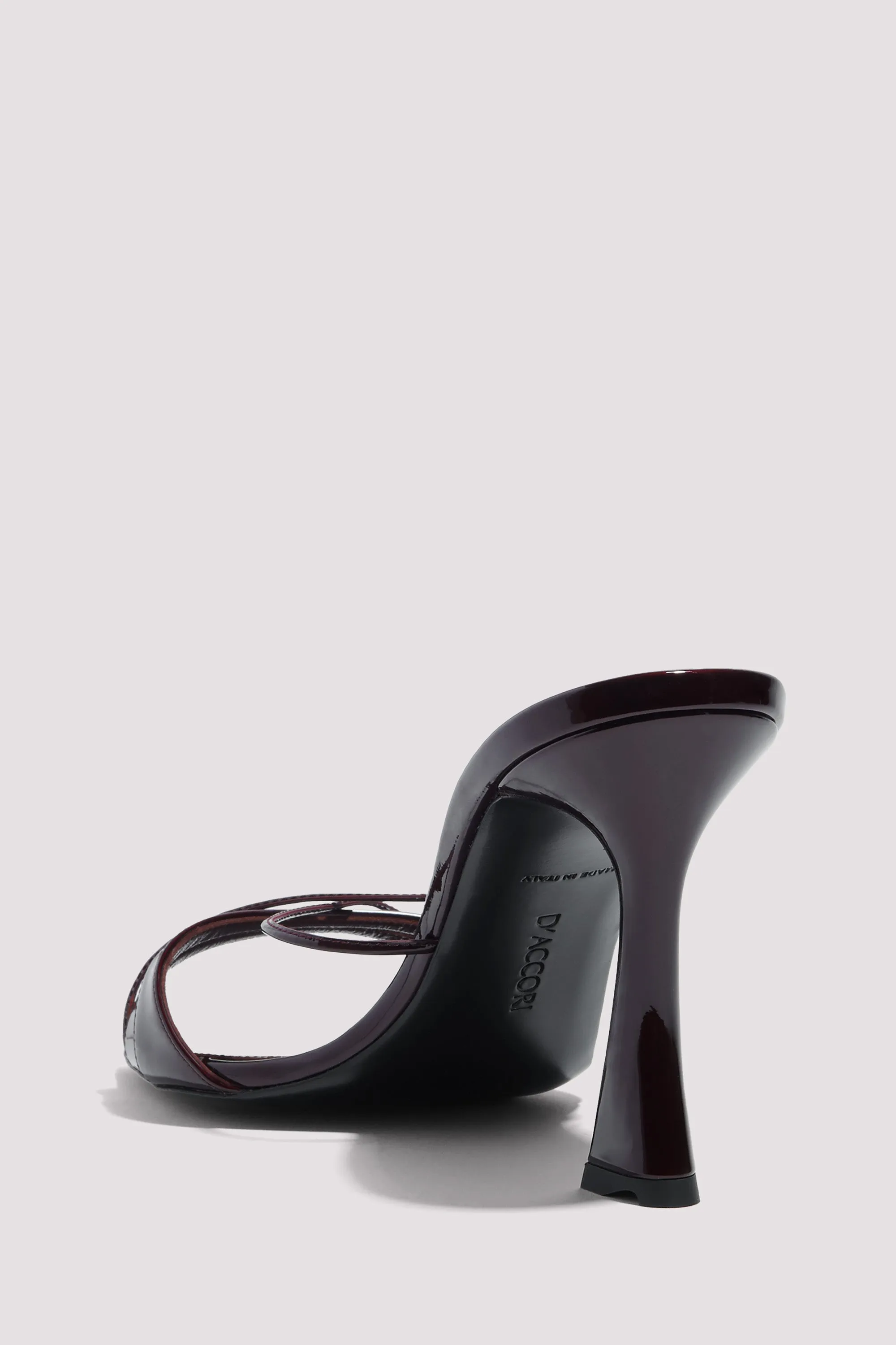 Burgundy Lust 85 High-Heel Mule