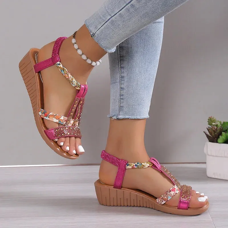 CHLOE | Summer Wedge Sandals