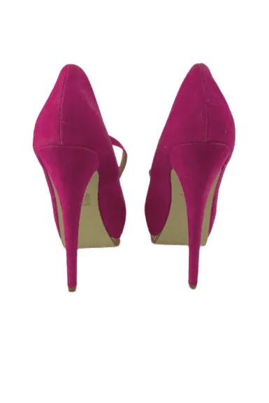 Colin Stuart women's pink peep toe heels size 8.5B