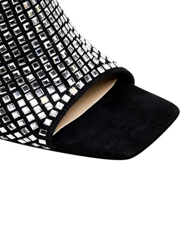Fashion Square Toe Stiletto Mule