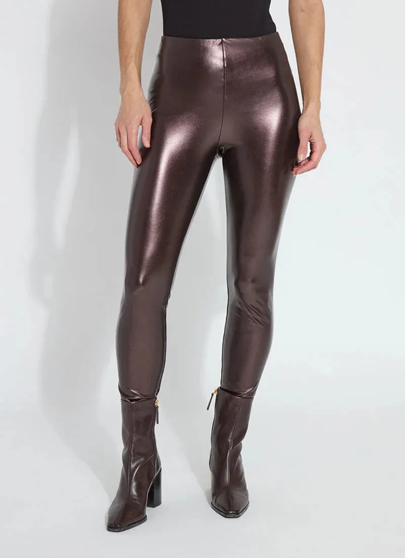 Freya Legging 28 Inch Inseam in Metallic Royalty - Lysse 10-2413-M8