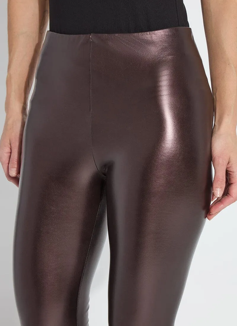 Freya Legging 28 Inch Inseam in Metallic Royalty - Lysse 10-2413-M8