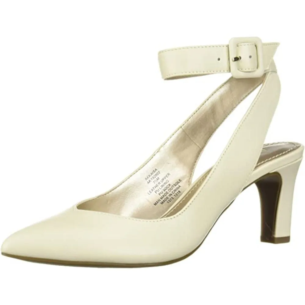 Kaisa Cream Leather Anne Klein Pumps