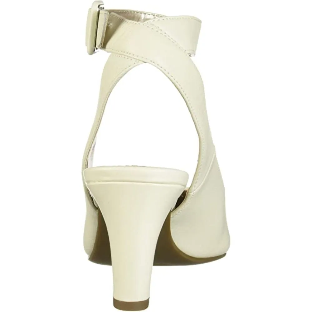 Kaisa Cream Leather Anne Klein Pumps