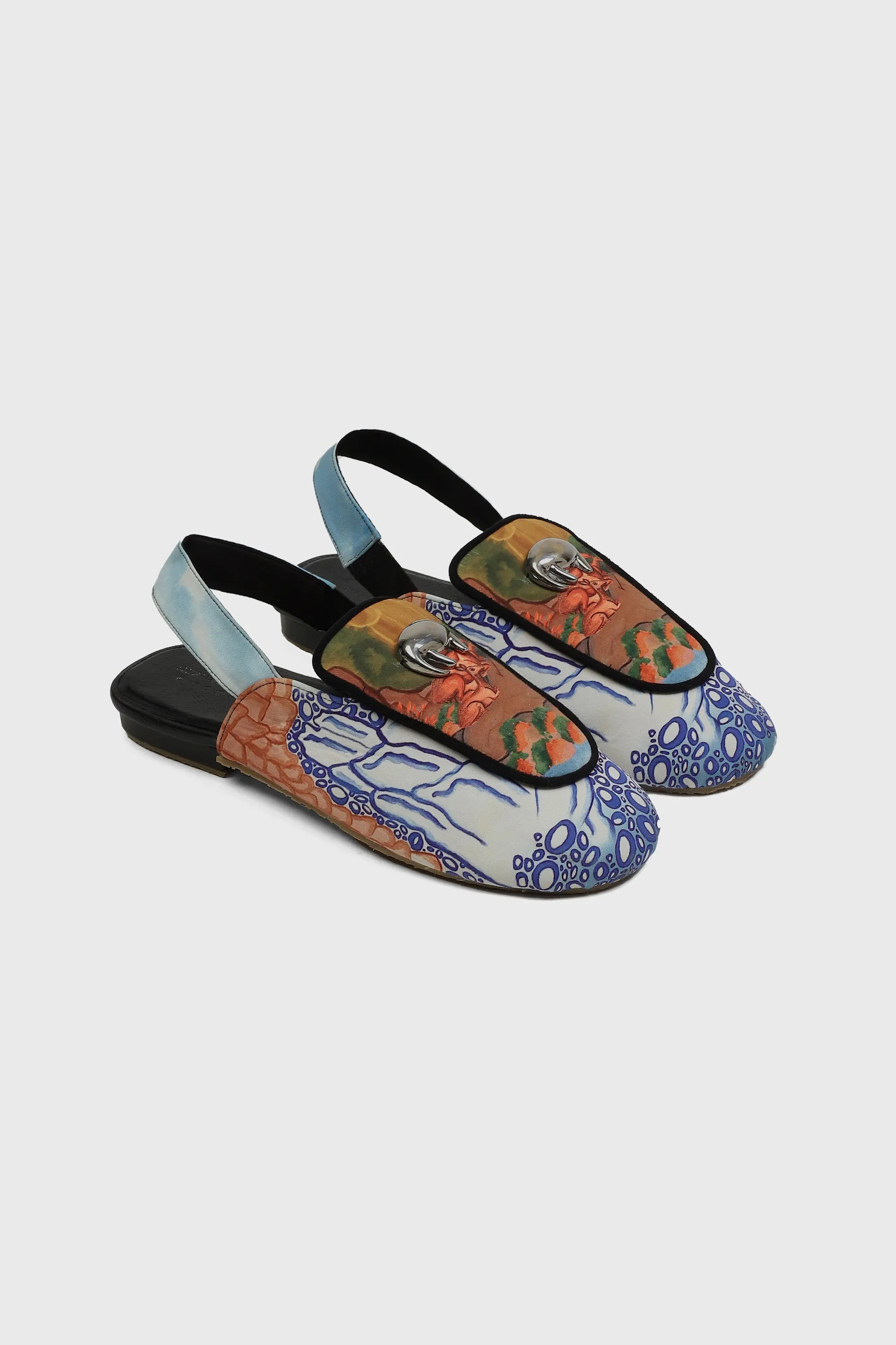 Maru Saf Slingback Mules