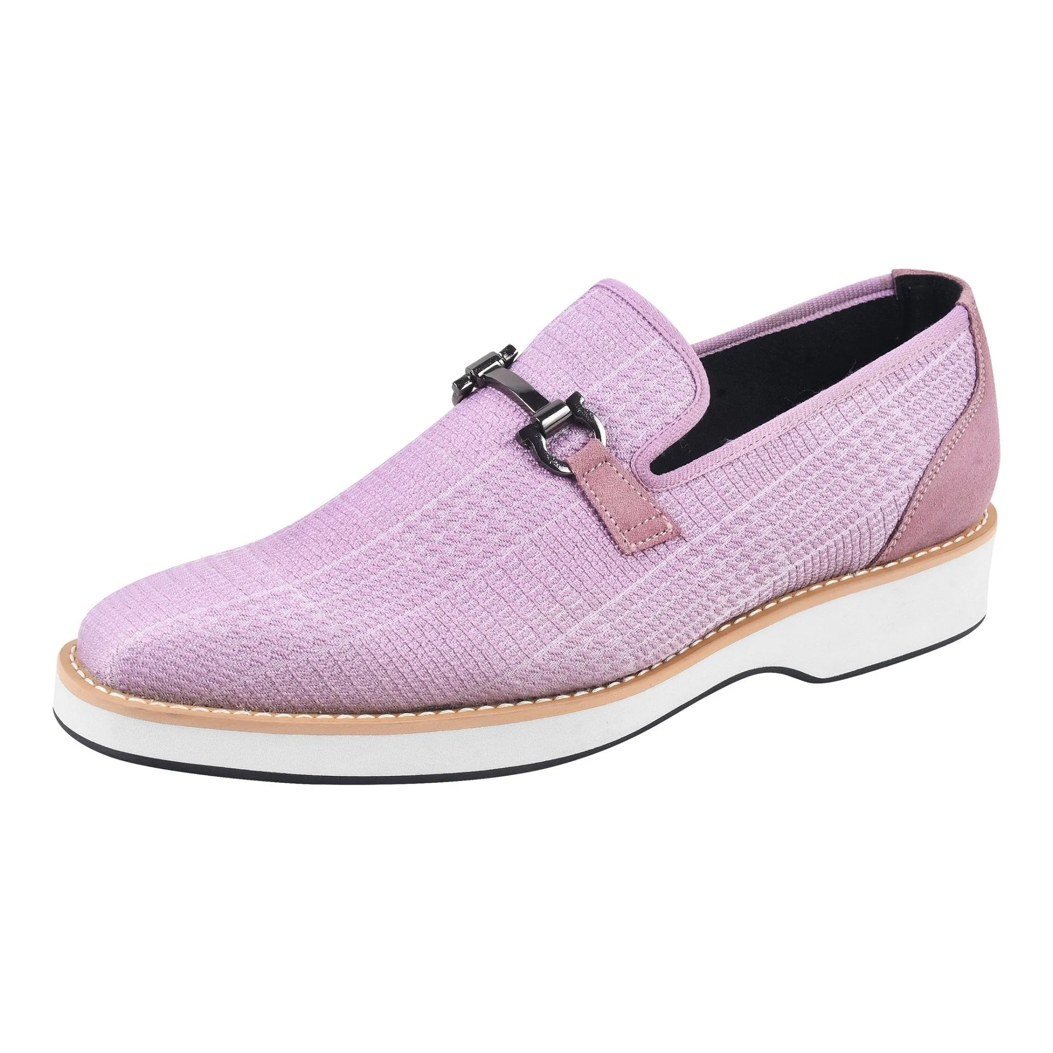 Megaball mens Casual textile printed buckle shoes