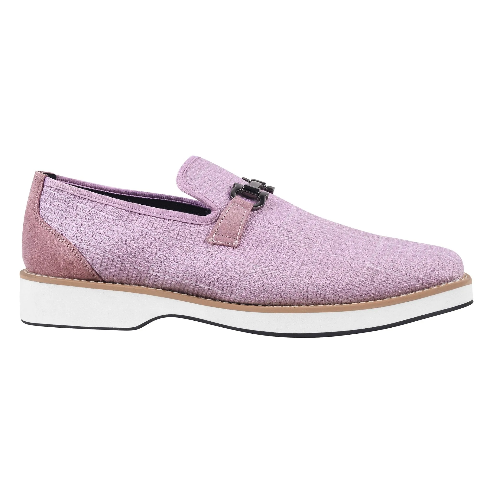Megaball mens Casual textile printed buckle shoes