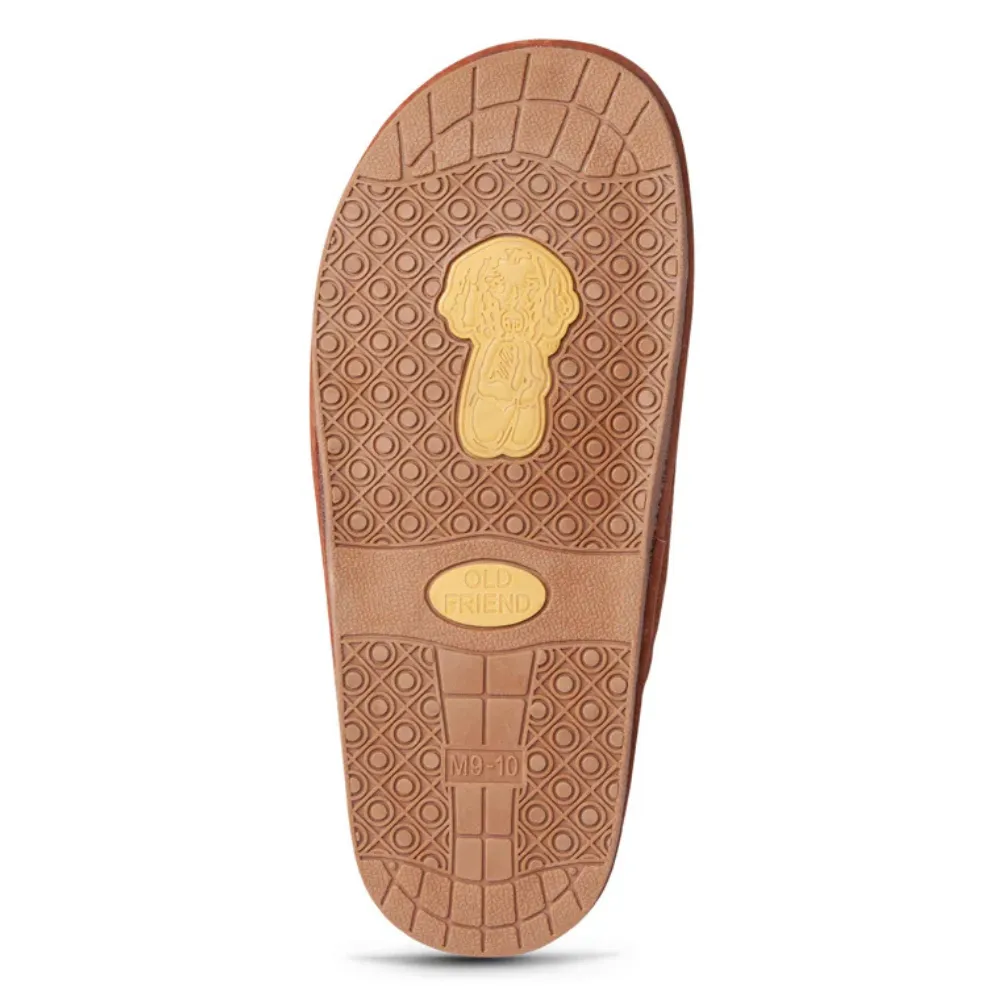 Old Friend Scuff Chestnut Slipper (Men's)