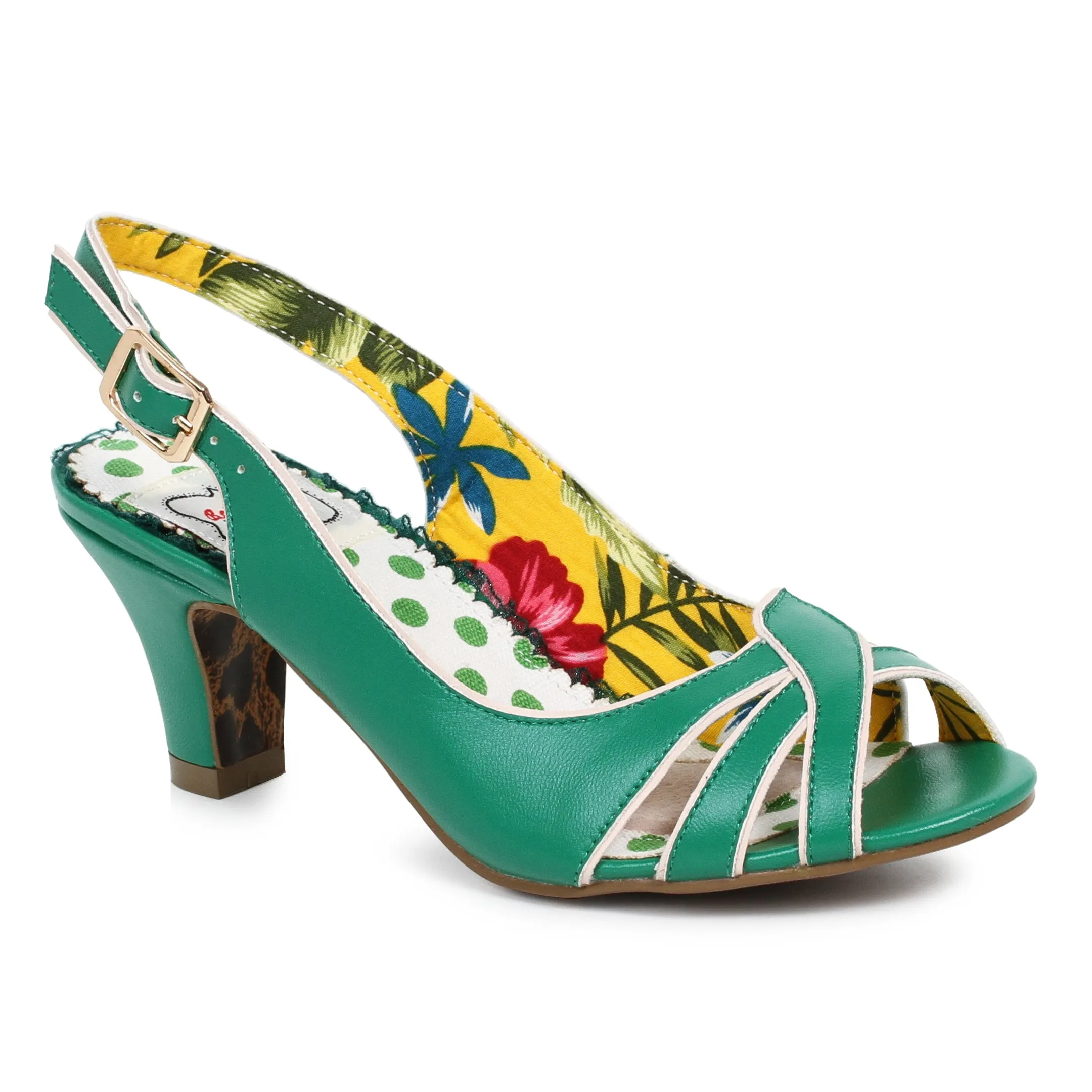 Peep Toe Sling Back Sandal