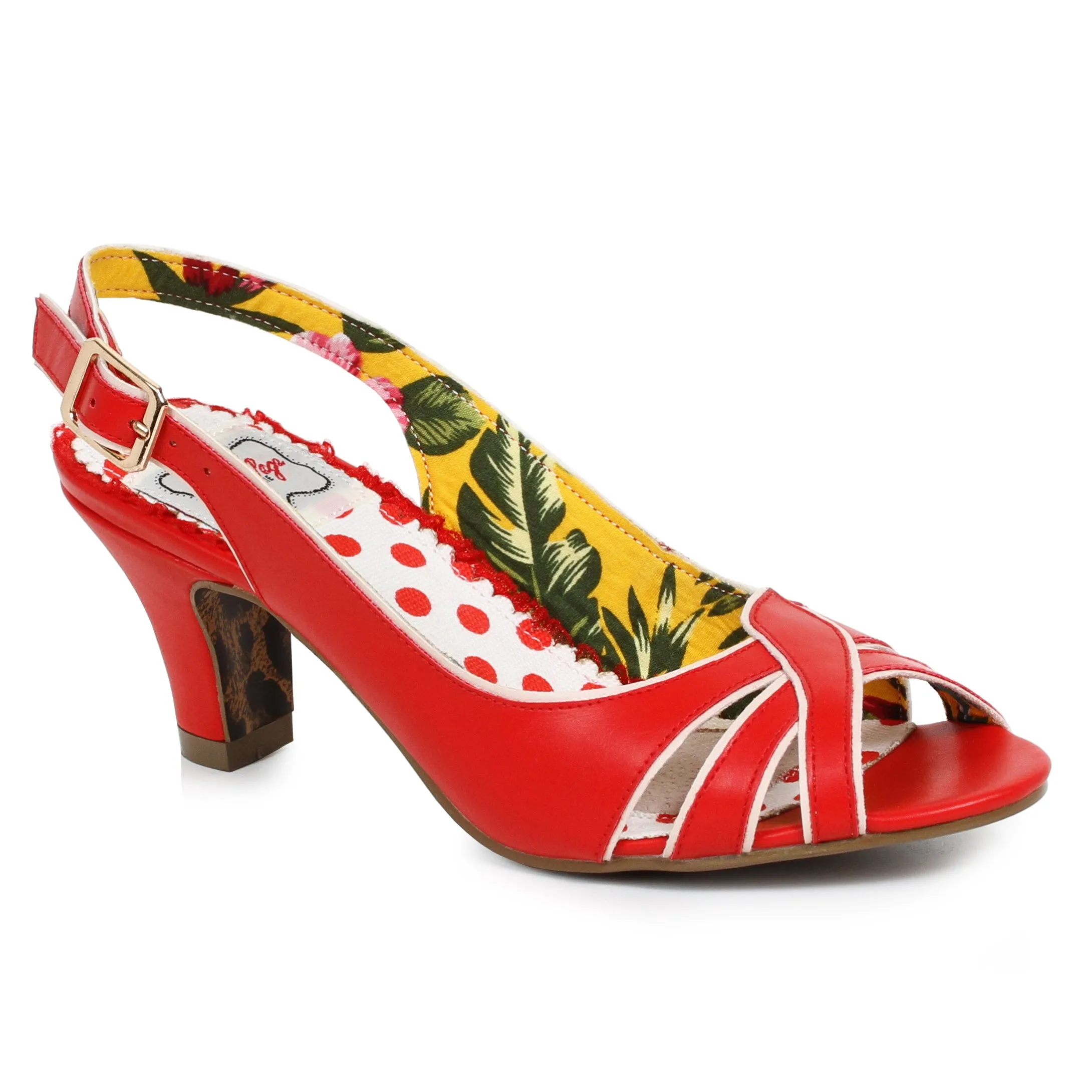 Peep Toe Sling Back Sandal