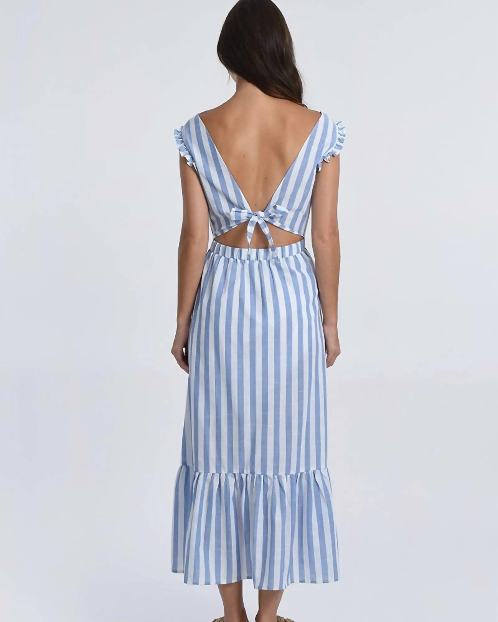 Plage Maxi Dress in Navy Paris | Navy Paris