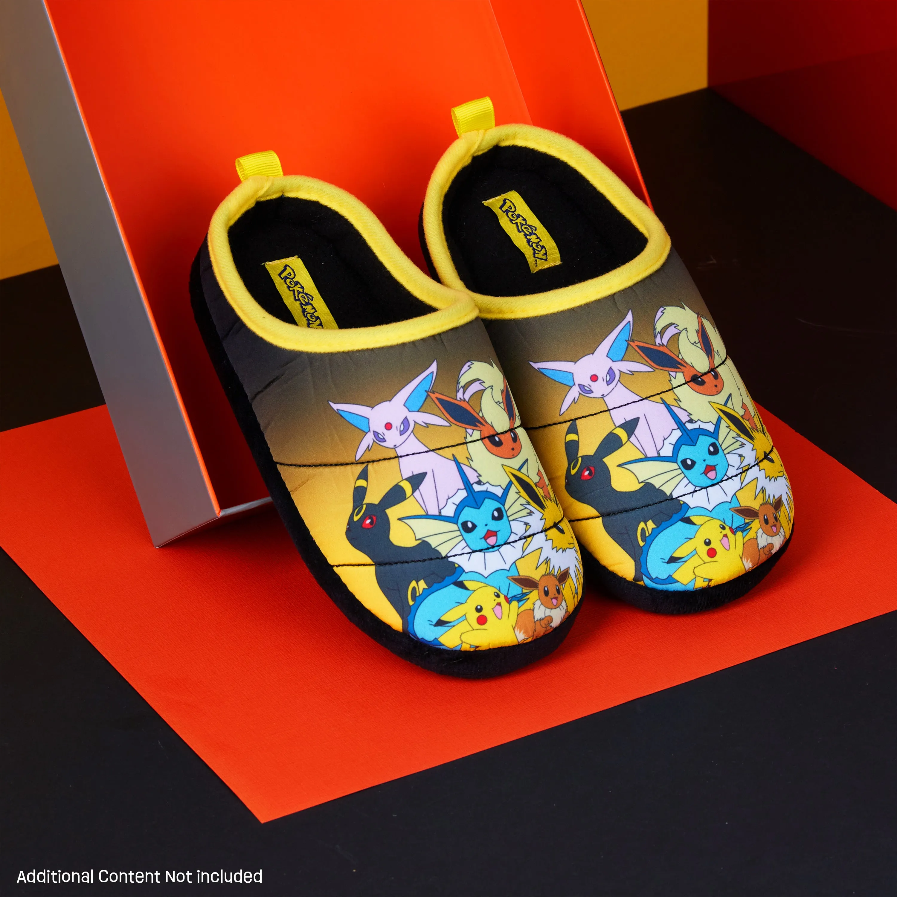 Pokemon Mens Slippers, Cosy Slip-On House Shoes with Non-Slip Sole - Gifts for Men