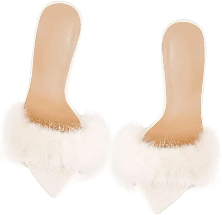 Rich Bi$h Fur Mules