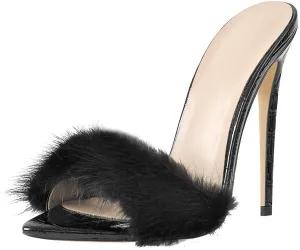 Rich Bi$h Fur Mules