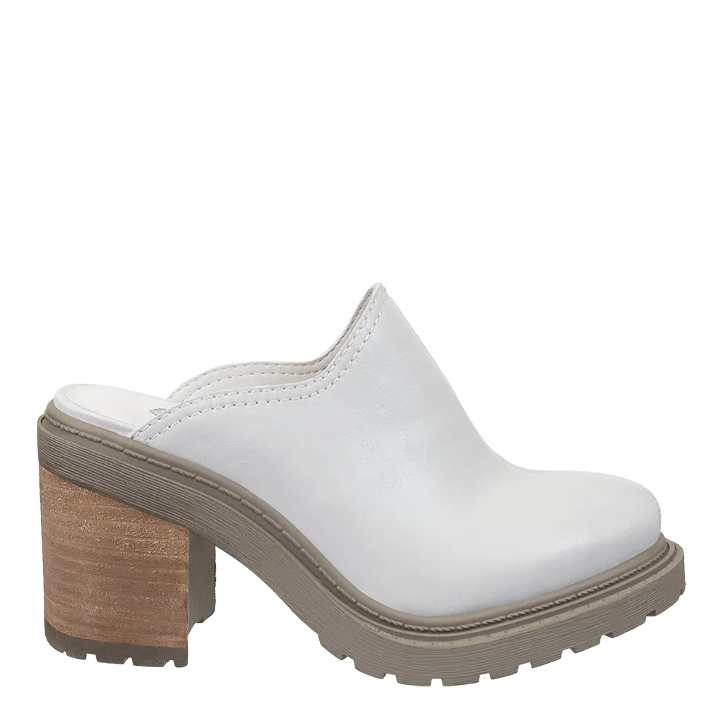 RISE in MIST Heeled Mules