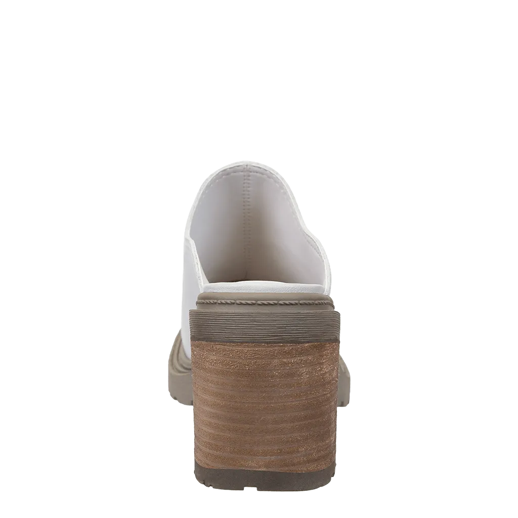 RISE in MIST Heeled Mules