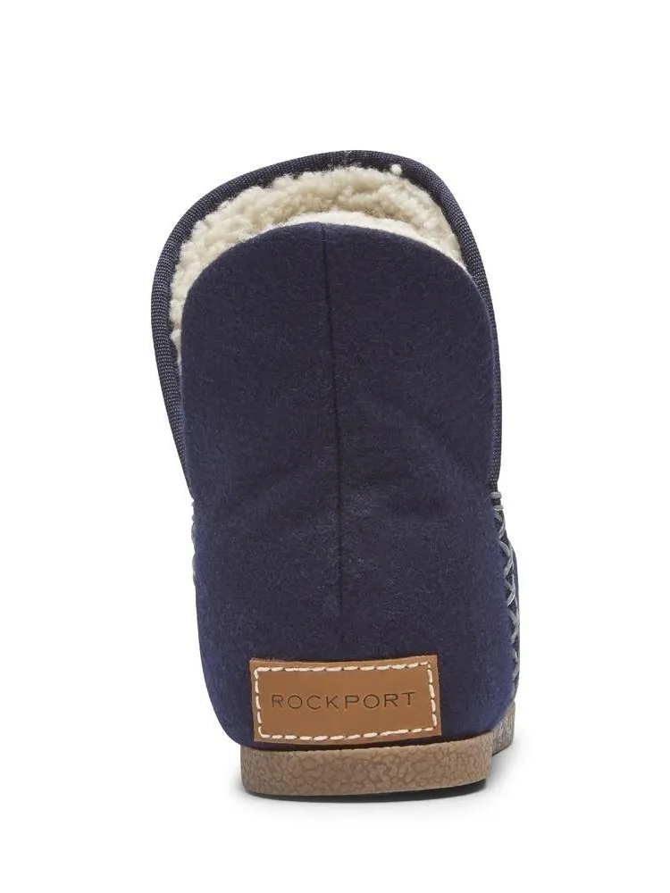 Rockport Women's truTECH Veda Slipper Boot Navy Wool CI0747