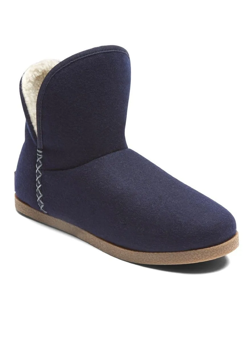 Rockport Women's truTECH Veda Slipper Boot Navy Wool CI0747