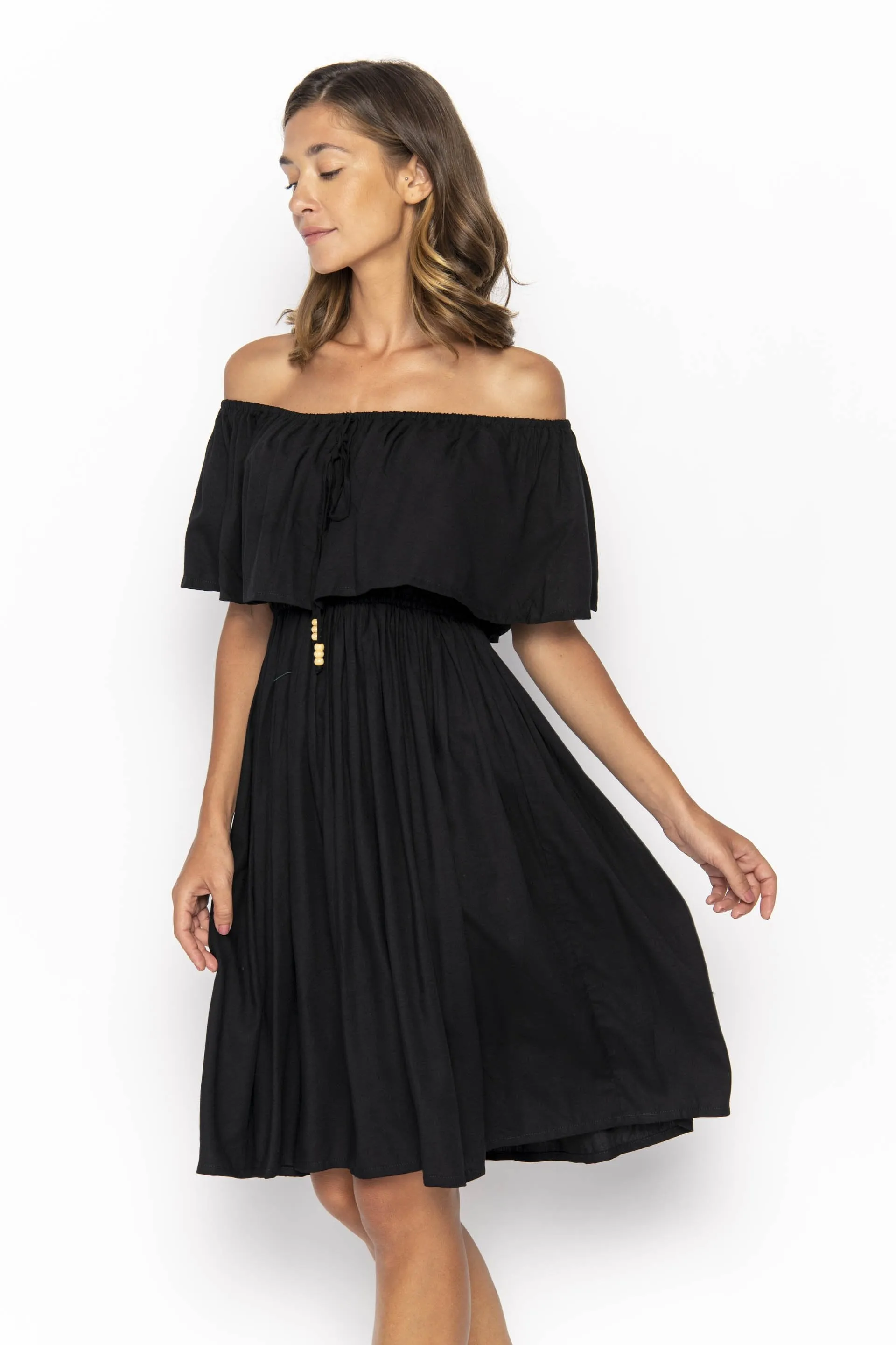 Safia, Plain, Mini Dress