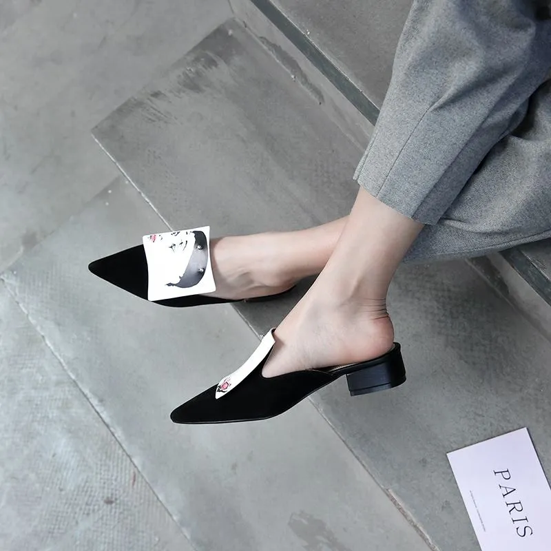 Sassa Handmade Fashion Mules Flats