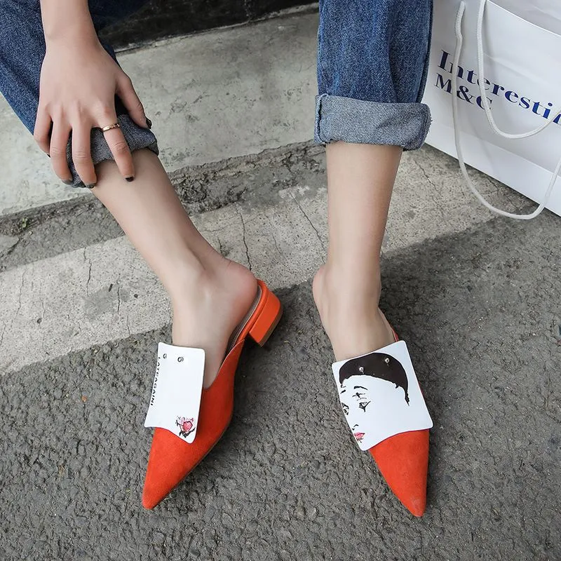 Sassa Handmade Fashion Mules Flats