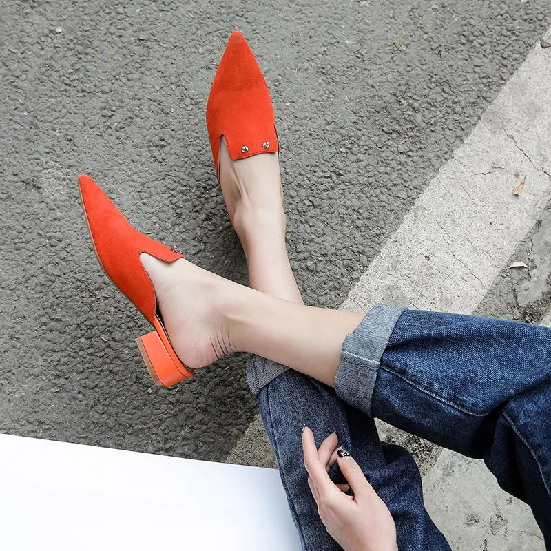 Sassa Handmade Fashion Mules Flats