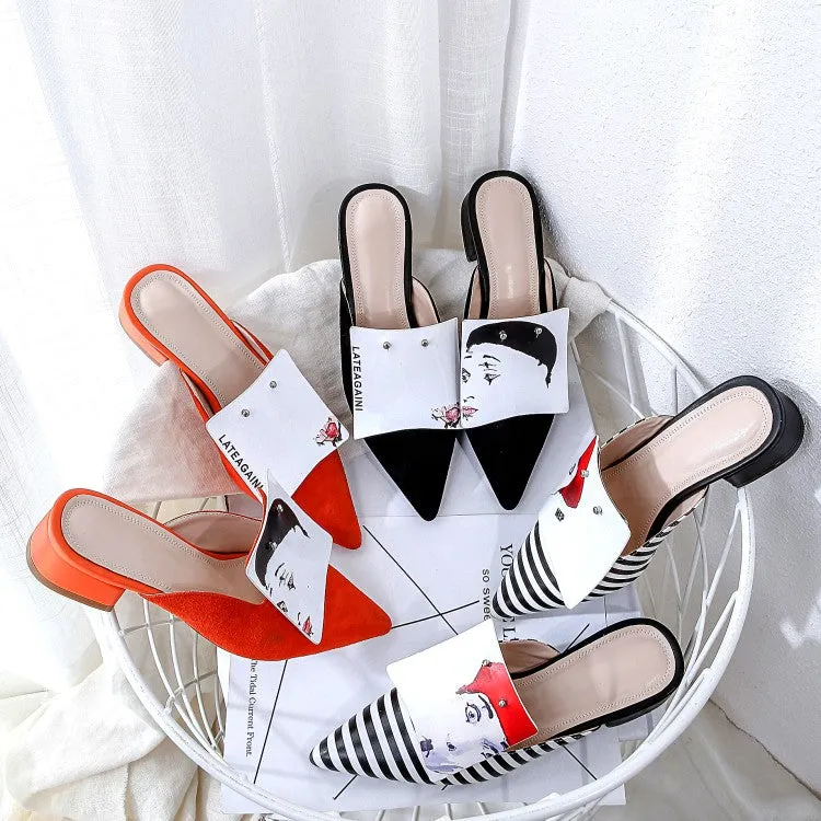 Sassa Handmade Fashion Mules Flats