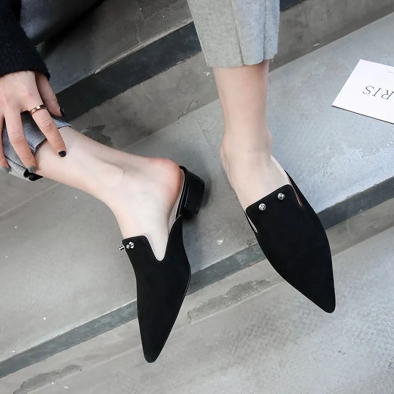 Sassa Handmade Fashion Mules Flats