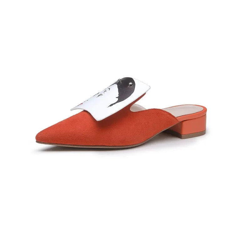 Sassa Handmade Fashion Mules Flats