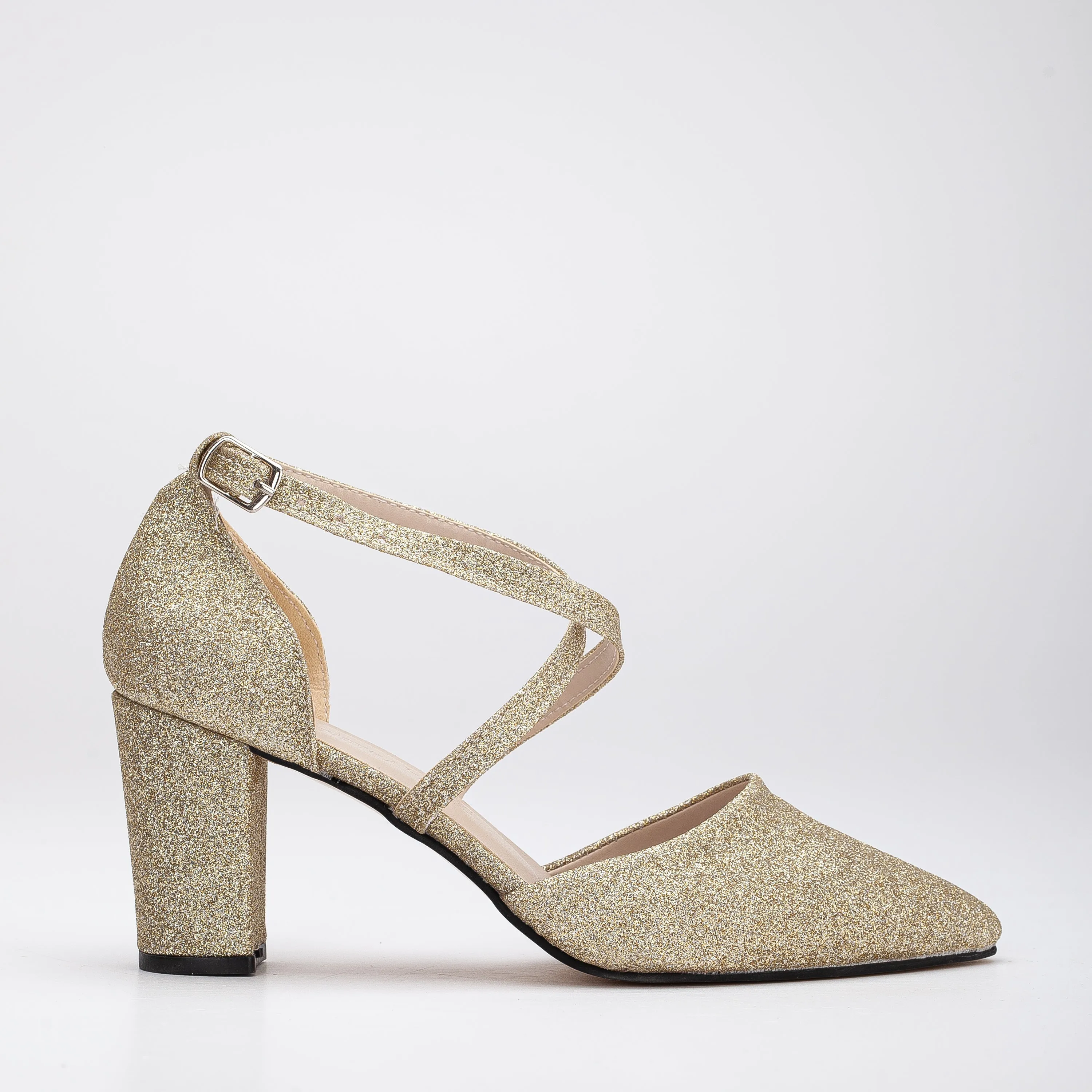 Sina - Gold Wedding Heels