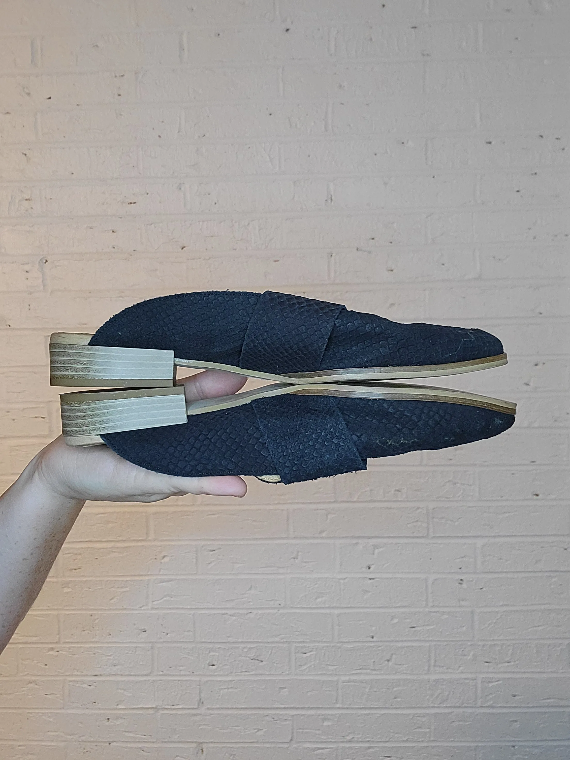 Size 7.5 Free People mules