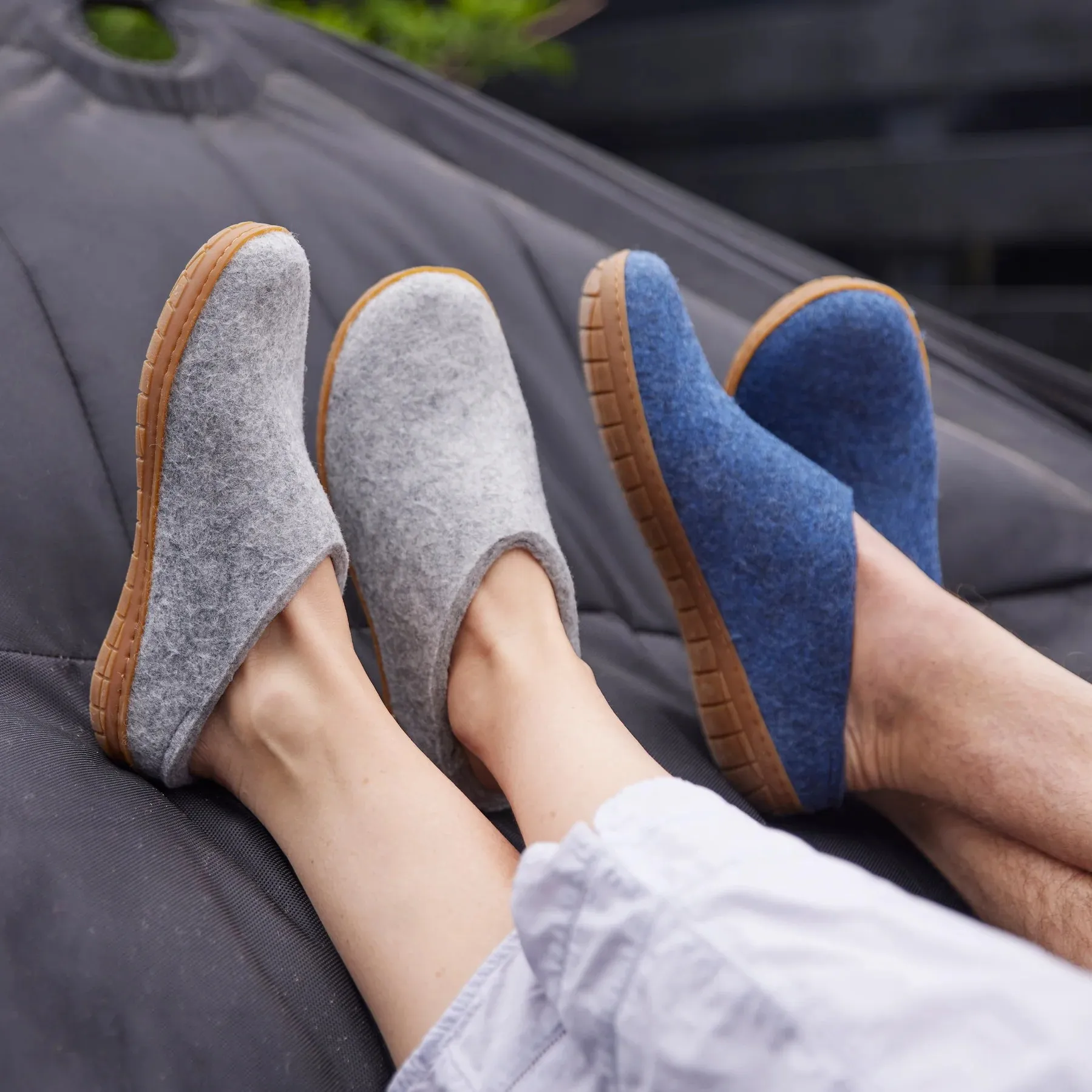 Slip-On With Natural Rubber Sole